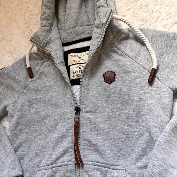Grey Naketano Hoodie - Picture 2 of 11